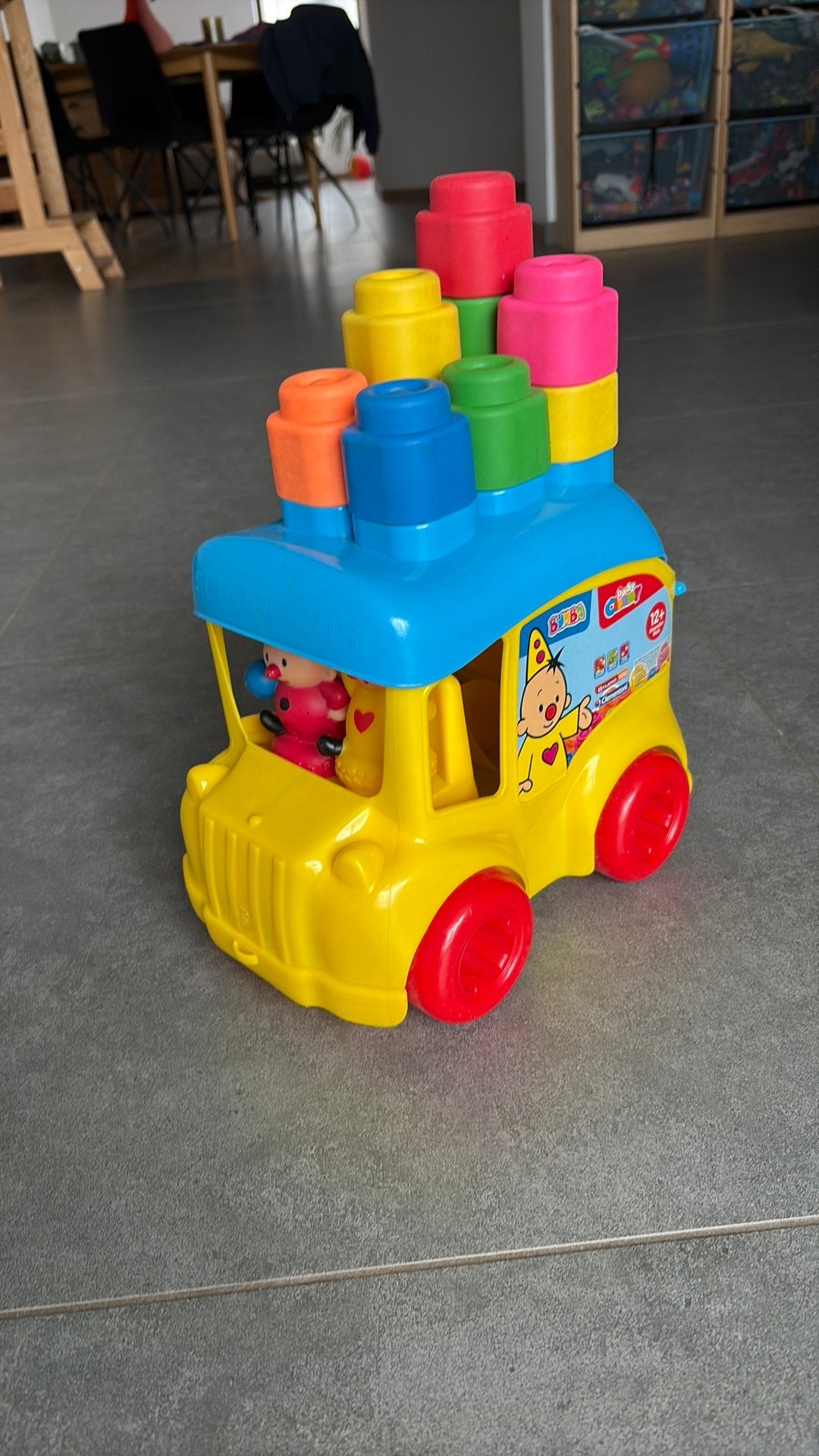 Bumba Clementoni Clemmy School Bus Zachte Blokken, Ophalen of Verzenden, Zo goed als nieuw