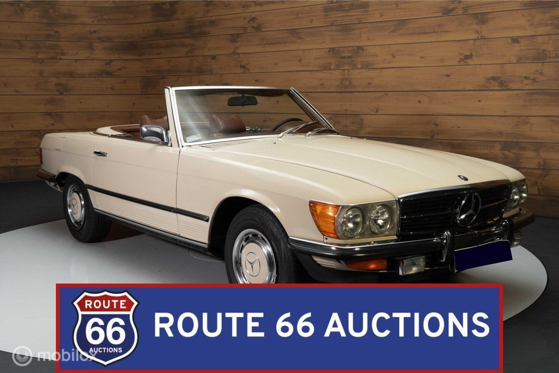 Mercedes Benz 350 SL | 1972 | Route 66 Auctions, Autos, Oldtimers & Ancêtres, Achat, Entreprise, Boîte manuelle, Autre carrosserie