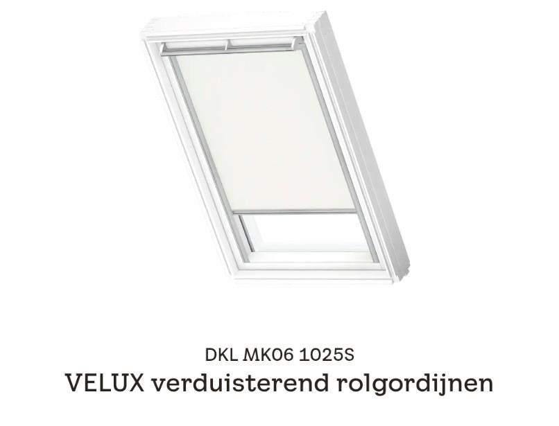 4x Velux verduisterende rolgordijnen Wit - GGL MK06, Ophalen, Dakraam