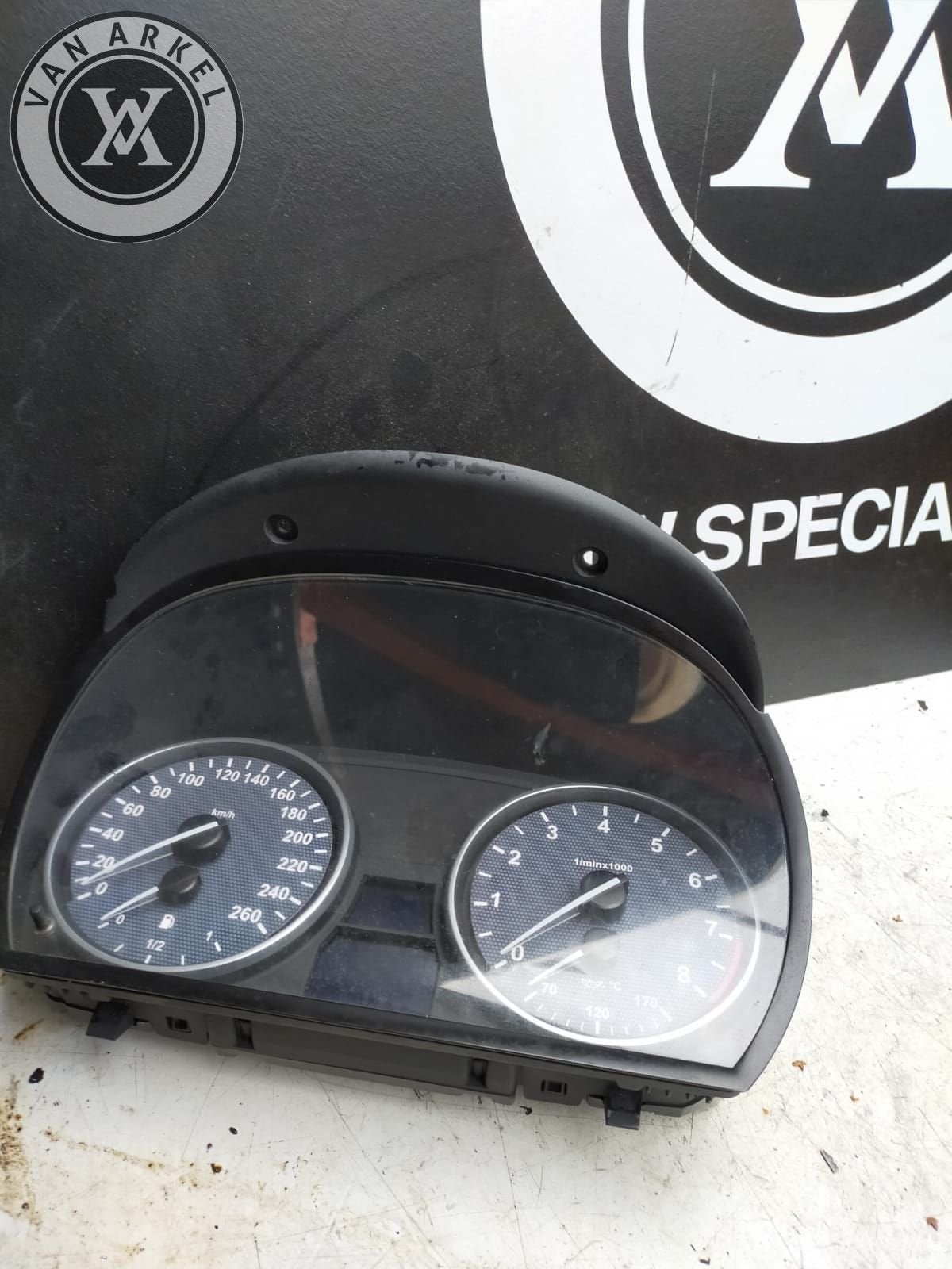 Bmw e93 tacho km teller tellerbak 62 10 9 130 229, -, Utilisé, -, Enlèvement ou Envoi