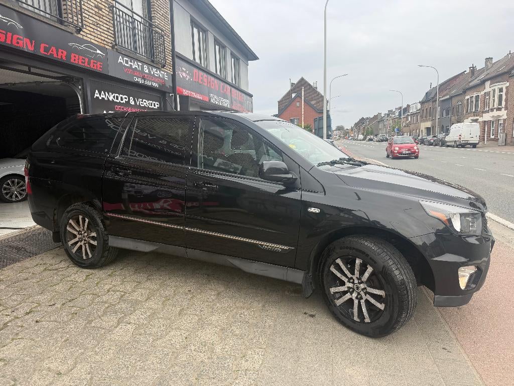 Ssang Yong Actyon Sportmodel 2015**Mercedes Motor**, Auto's, Euro 5, Actyon Sports, Zwart, Bedrijf