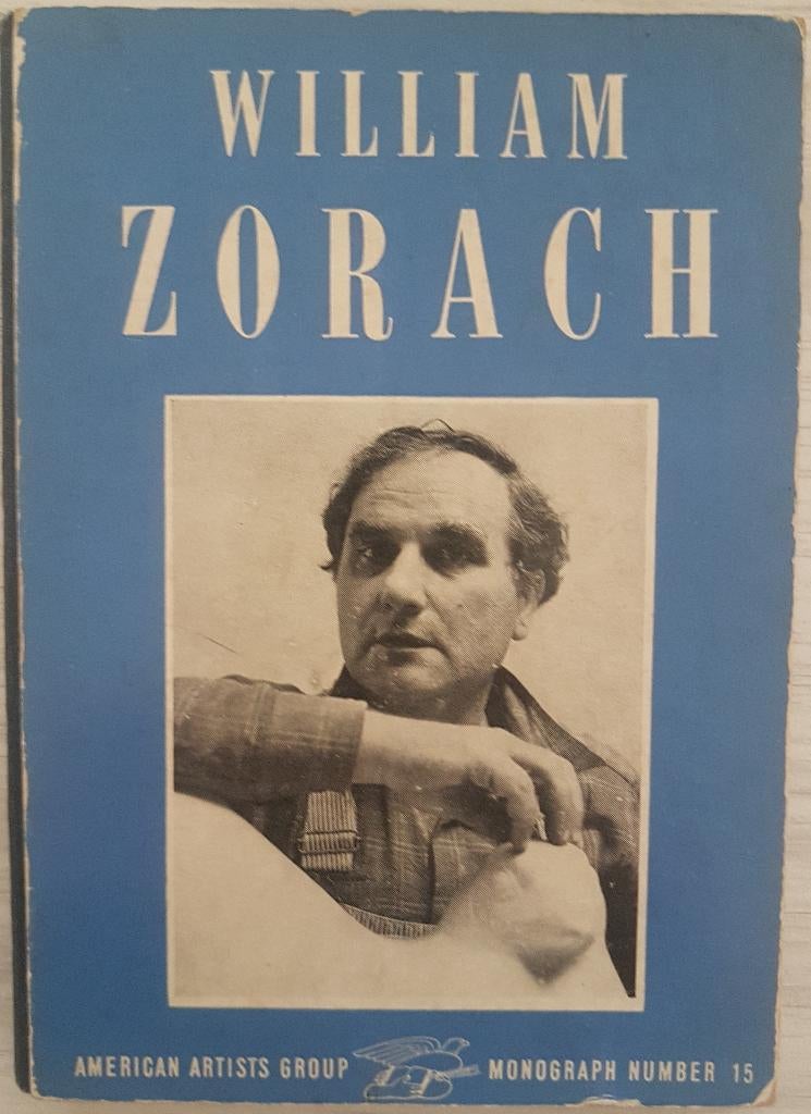 William Zorach -  American Artists Group Illustrated Monogra, Enlèvement ou Envoi, Comme neuf, William Zorach