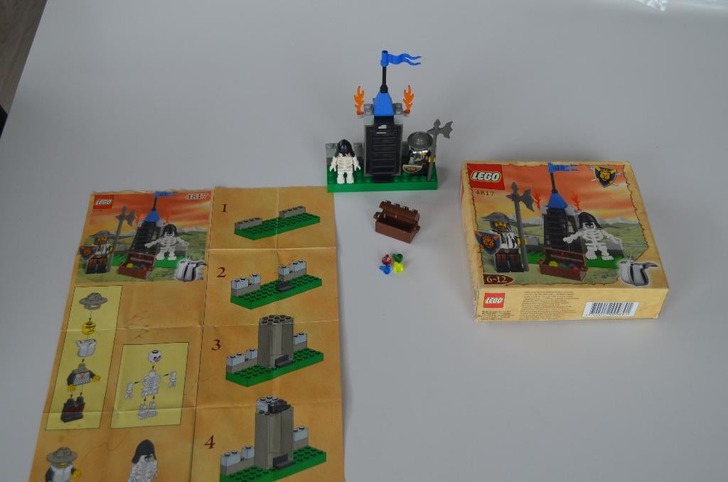 Lego: nr. 4817 Tower Skeleton., Kinderen en Baby's, Speelgoed | Duplo en Lego, Ophalen of Verzenden, Gebruikt, Complete set, Lego
