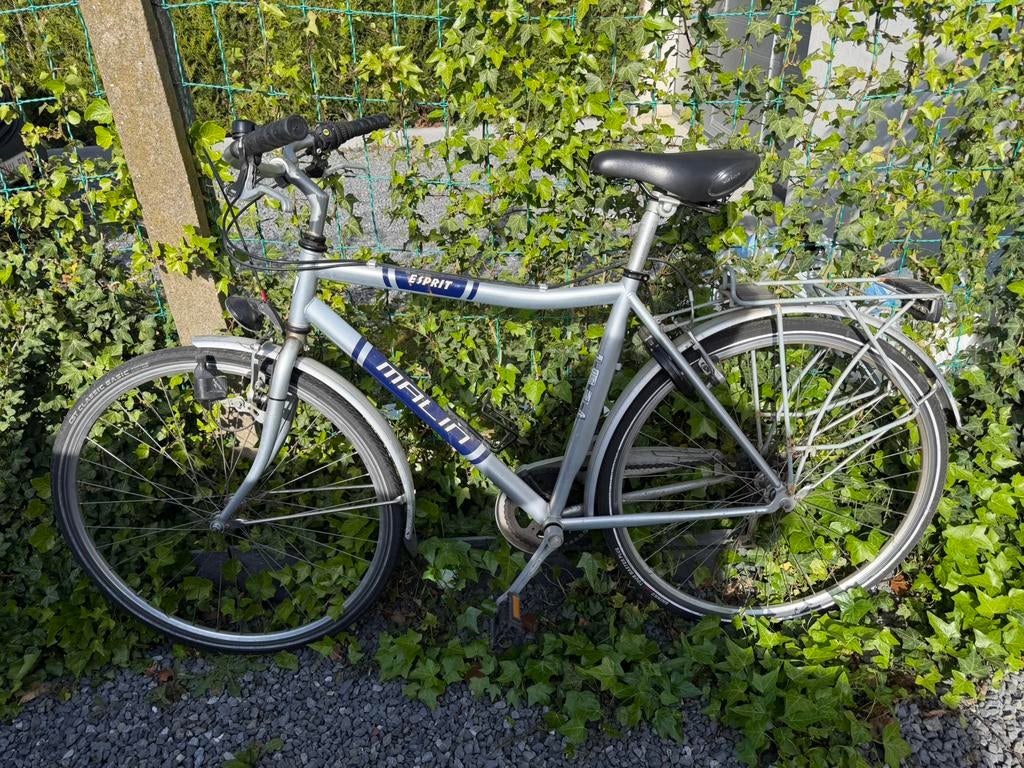 Herenfiets, Gebruikt, Velgrem, Versnellingen, 57 tot 61 cm