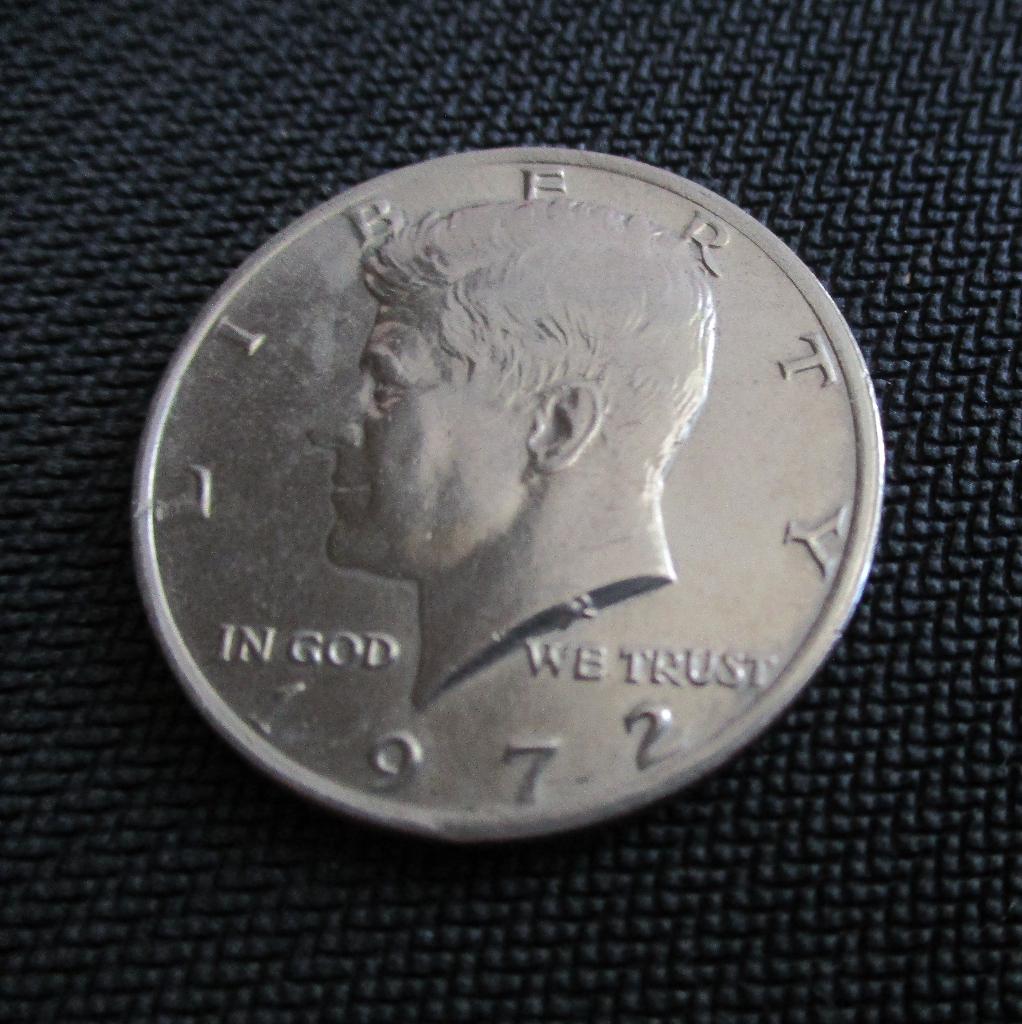 02-1972- John F. KENNEDY -Halve (50ct.) Dollar- met fout, Verzamelen, Verzenden