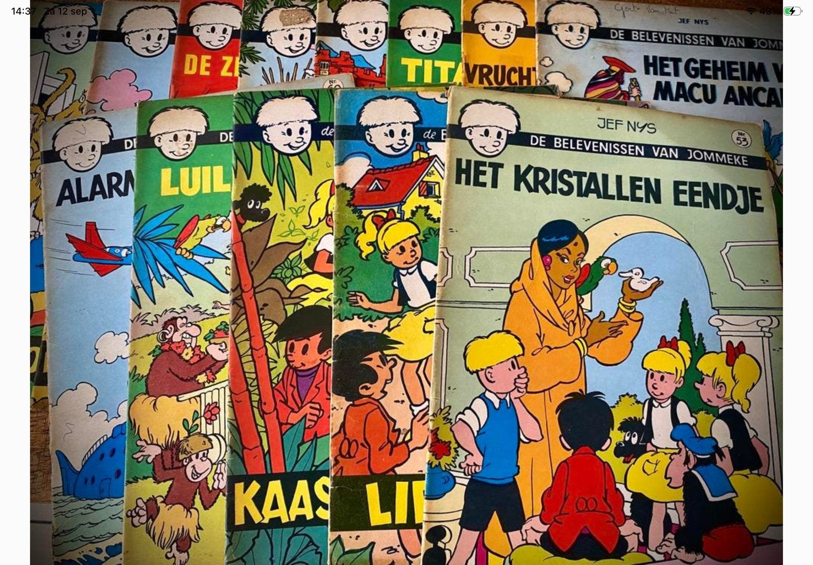 🦜🔵 12 x JOMMEKE strips 🗯️, Meerdere stripboeken, Ophalen of Verzenden, Gelezen