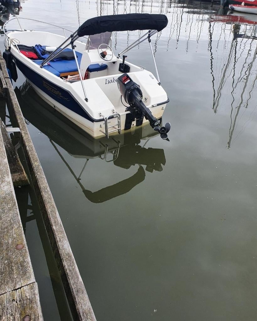 Boot topcraft milenium edition compleet, Ophalen, Polyester, Buitenboordmotor