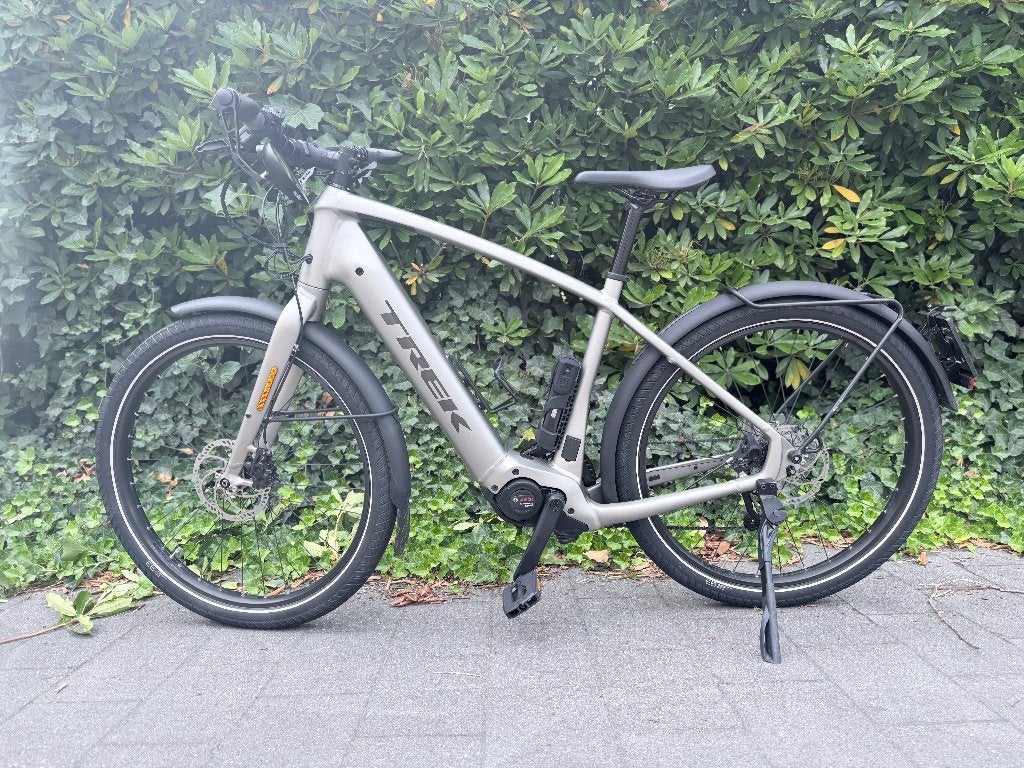 Trek Allant+ 8S Speed Pedelec 625Wh Bosch – Maat L, Zo goed als nieuw, 51 tot 55 cm, 50 km per accu of meer, Ophalen