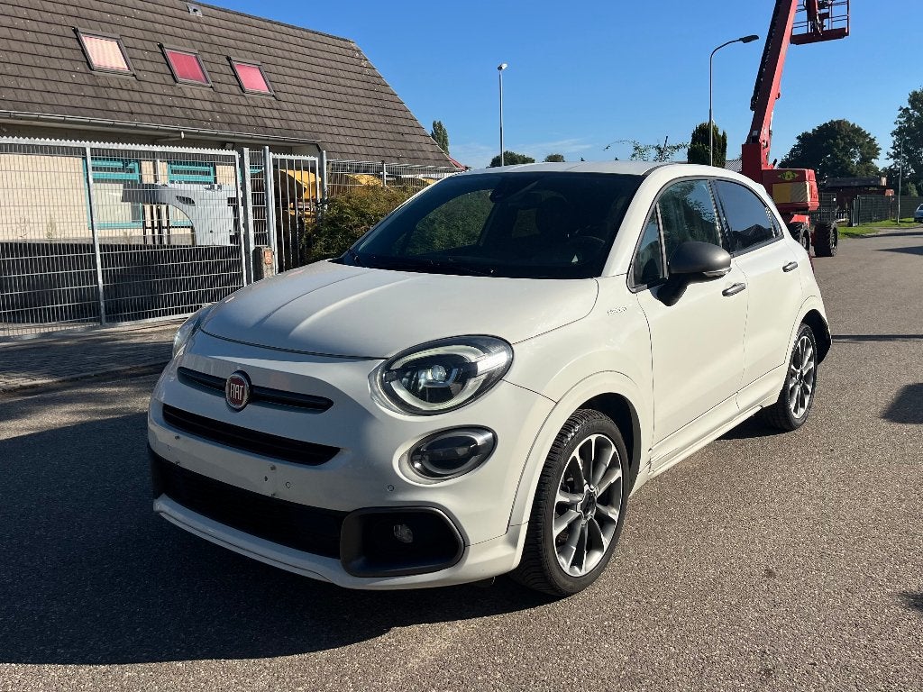 Fiat 500X Sport 1.3 Automaat 110 kW | Rijdbare schade, Auto diversen, Wit, SUV of Terreinwagen, 1332 cc, Ophalen