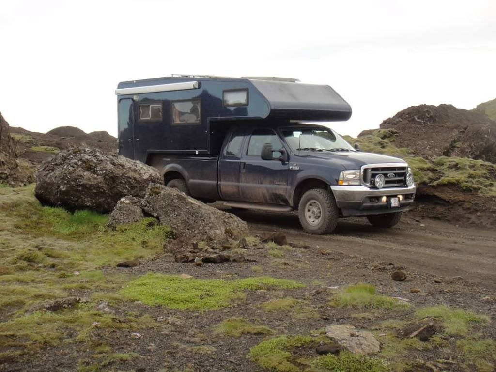 Unité de camping-car F250 (4x4) plus unique à vendre, Jusqu'à 4, 6 à 7 mètres, Toilette à cassette, Ford