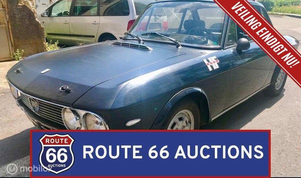 Lancia Fulvia Coupé 1.3 S | 1971 | Route 66 Auctions, Auto's, Zwart, Bedrijf, Handgeschakeld, Overige carrosserie