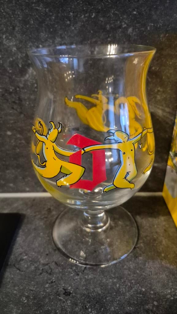 Duvel 6.66 glas, Verzamelen, Ophalen of Verzenden, Nieuw, Bierglas