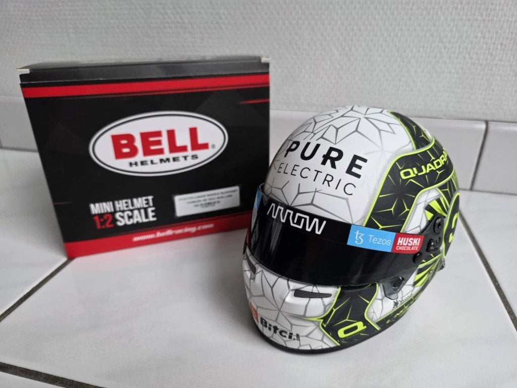 1/2 F1 helm Lando Norris Turkije 2021 Quadrant * NIEUW *, Verzamelen, Ophalen of Verzenden, Nieuw, Formule 1