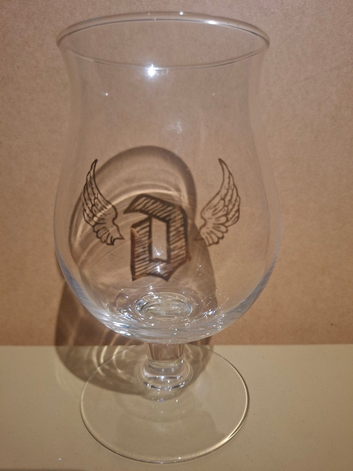 Duvel glas golden wings, Verzamelen, Ophalen of Verzenden, Duvel