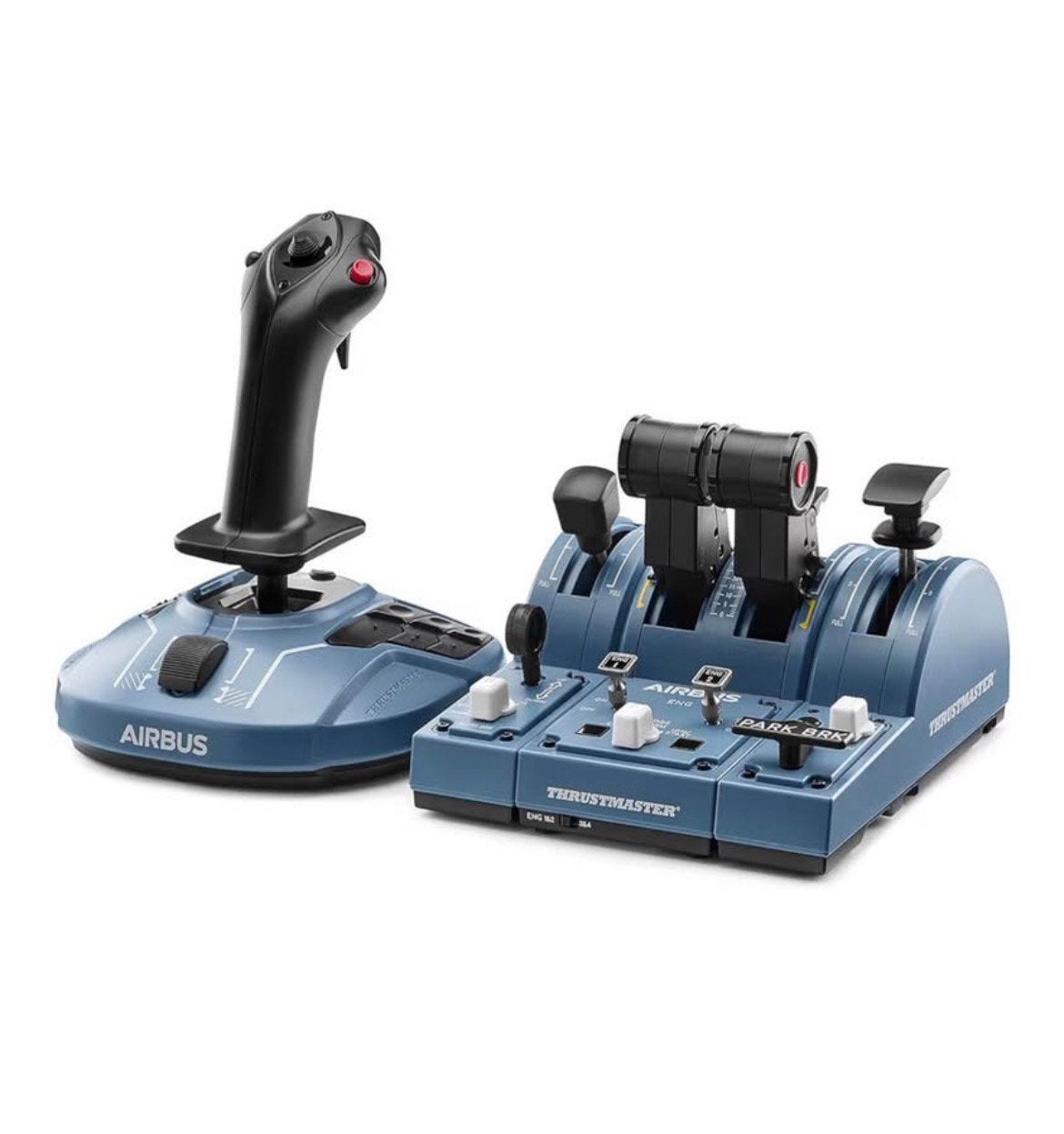 Thrustmaster TCA Captain Pack Airbus + Throttle Quadrant, Computers en Software, Ophalen, Zo goed als nieuw
