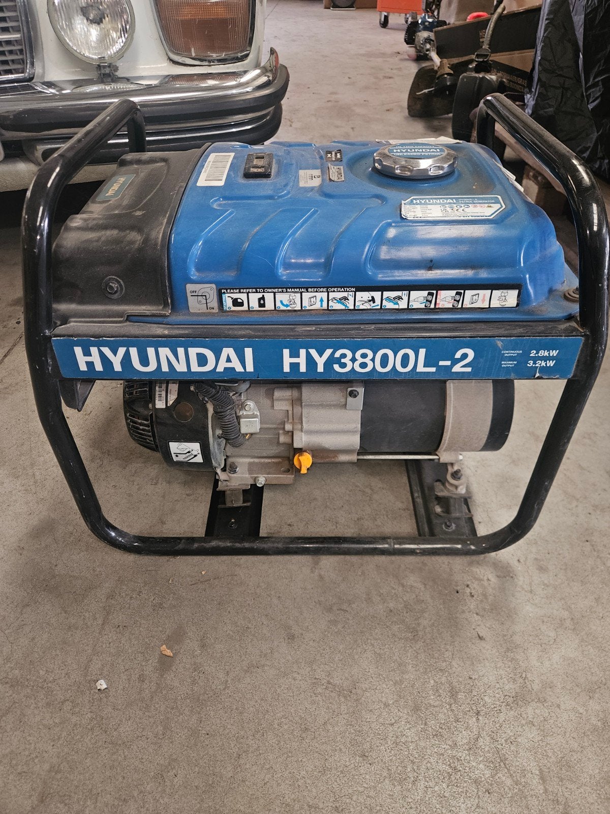 hyundai aggregaat, Enlèvement