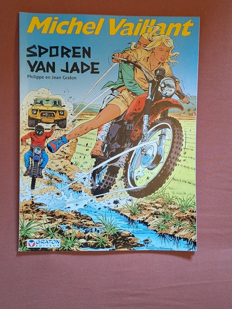 Michel Vaillant 57: sporen van Jade, Eén stripboek, Ophalen of Verzenden, Zo goed als nieuw