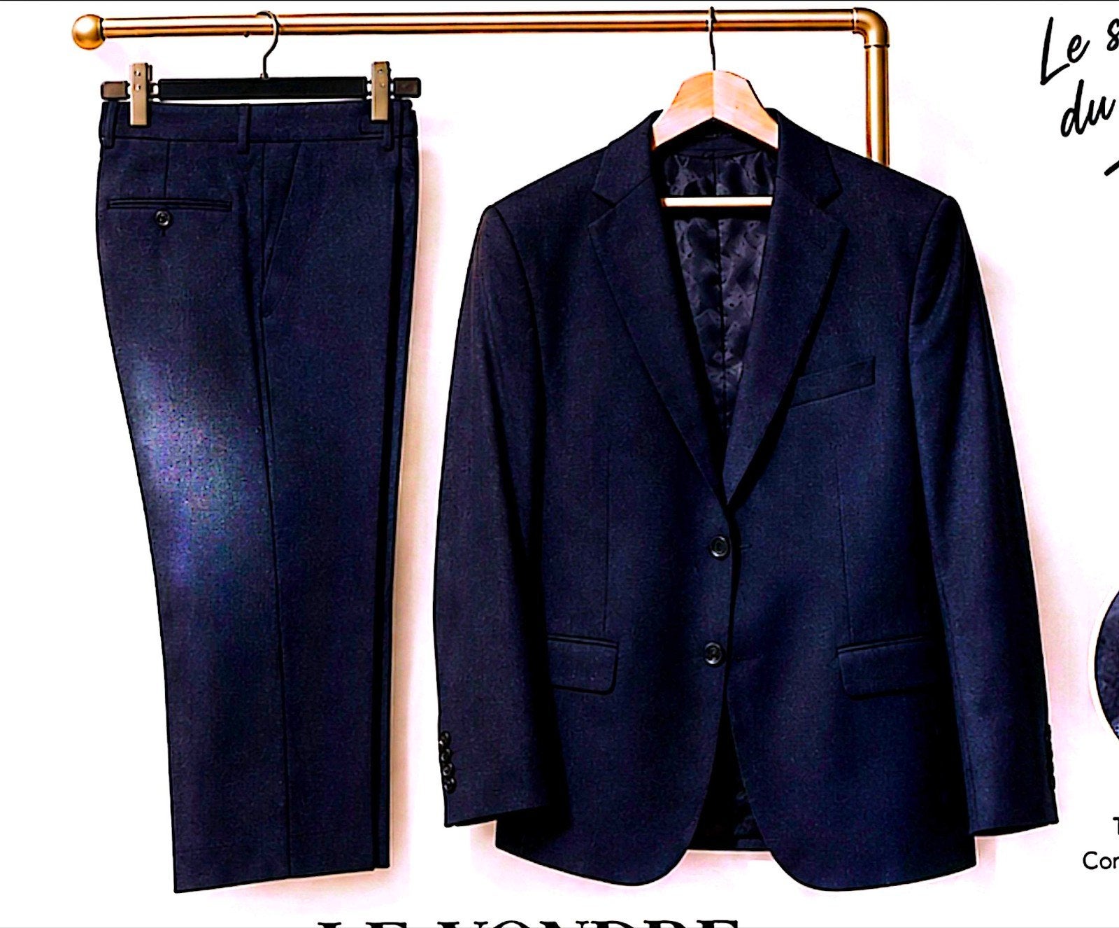 costume pour homme, Enlèvement, Bleu