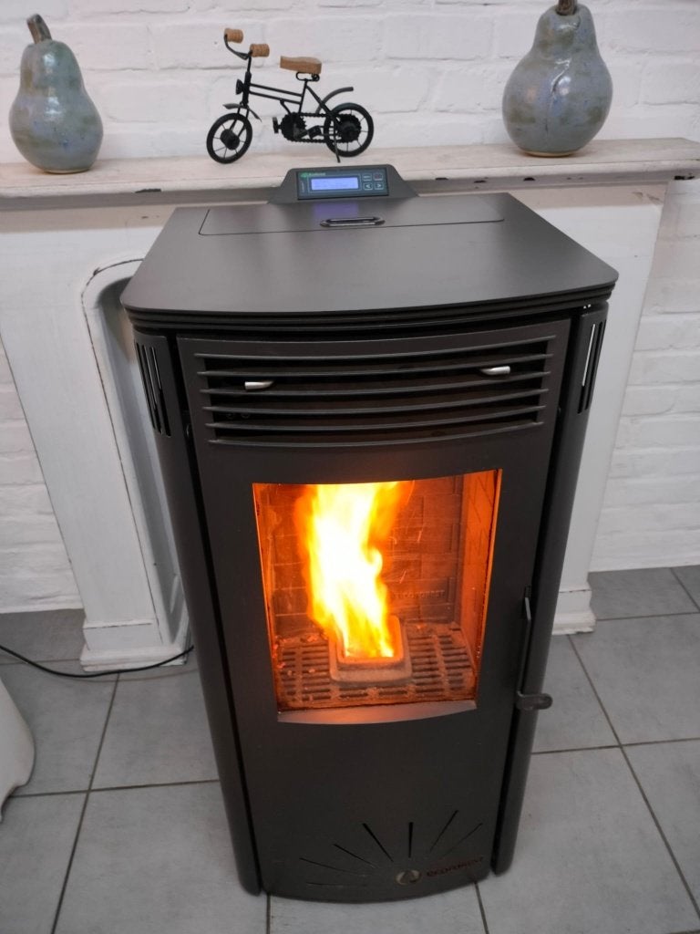 ECOFOREST VIGO 9 KW goede staat, Huis en Inrichting, Gebruikt, Ophalen of Verzenden, Pelletkachel, Vrijstaand