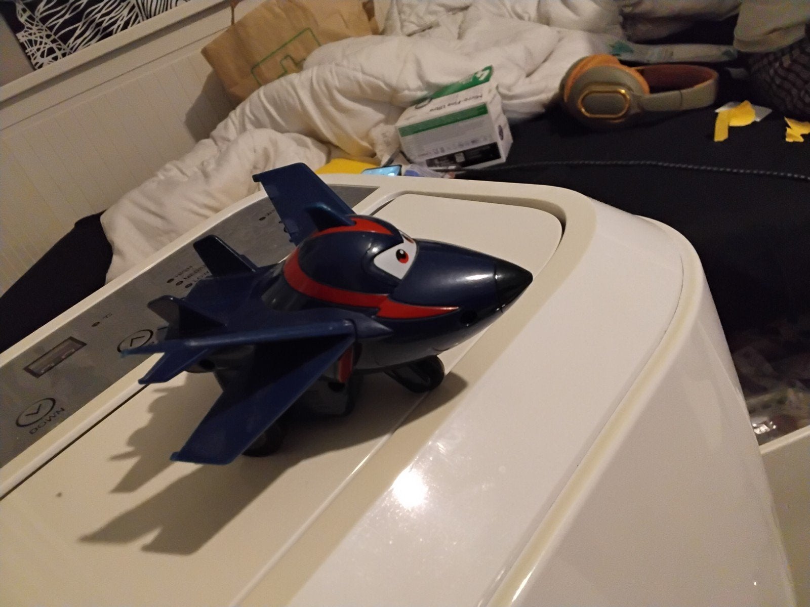 Blauw/Rood Vliegtuig voor Kinderen ️, Ophalen of Verzenden