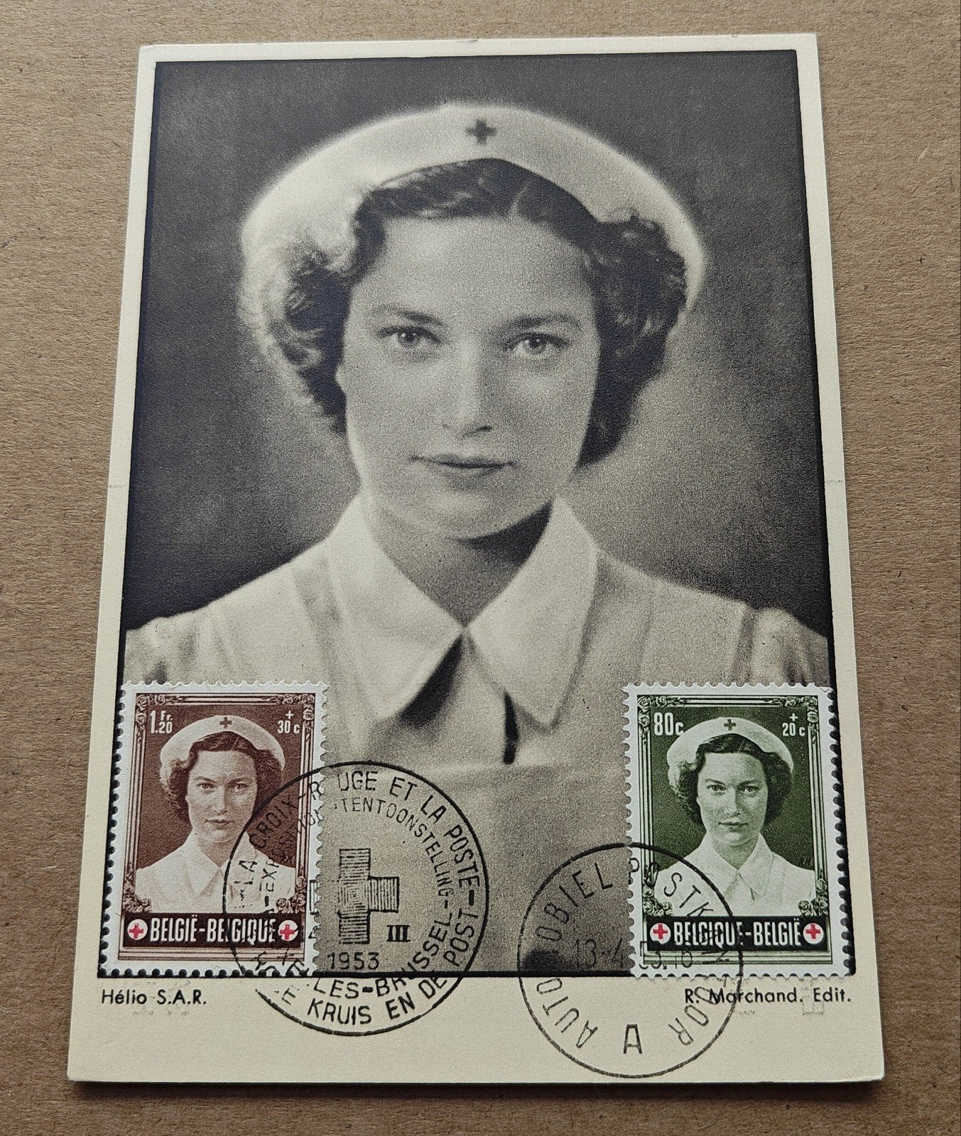 FDC Princesse Joséphine-Charlotte de Belgique Croix-Rouge 19, Collections, Enlèvement ou Envoi