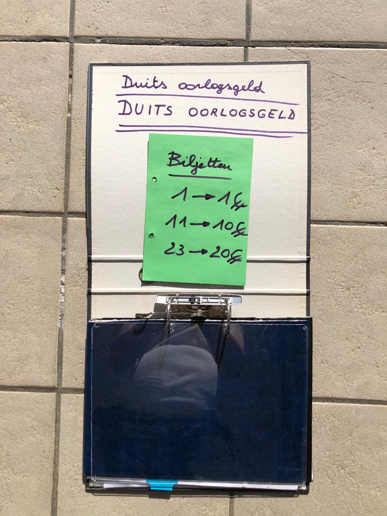 Duits oorlogsgeld, Ophalen, Bankbiljetten