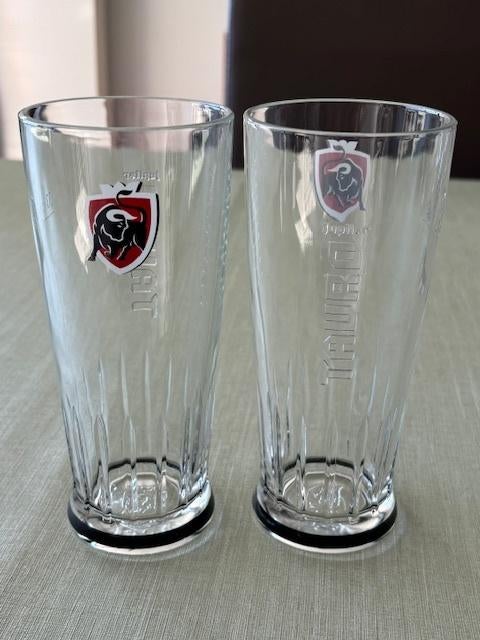 Bierglazen Jupiler Tauro, Ophalen, Zo goed als nieuw, Bierglas
