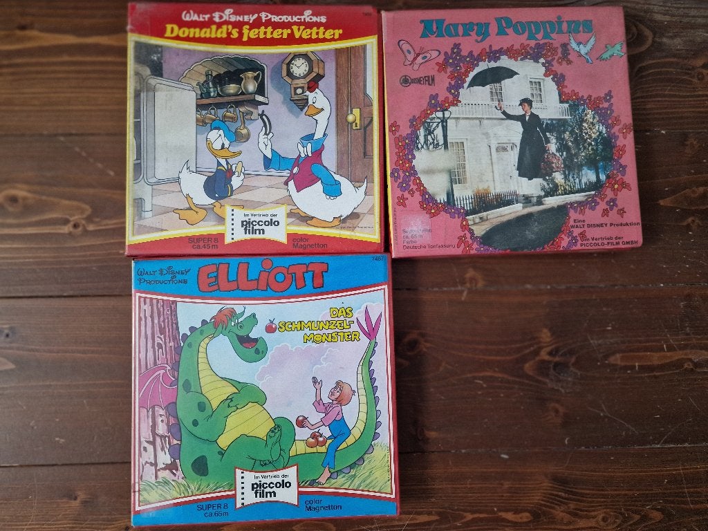 Vintage Disney Super 8‑films, TV, Hi-fi & Vidéo, Bobines de film, Enlèvement, Film 8 mm