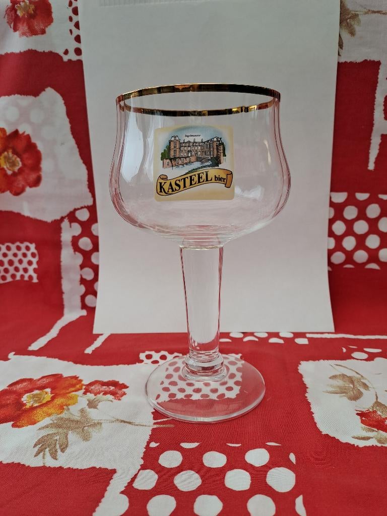 1 bierglas Kasteelbier 25cl, Verzamelen, Ophalen, Nieuw, Bierglas