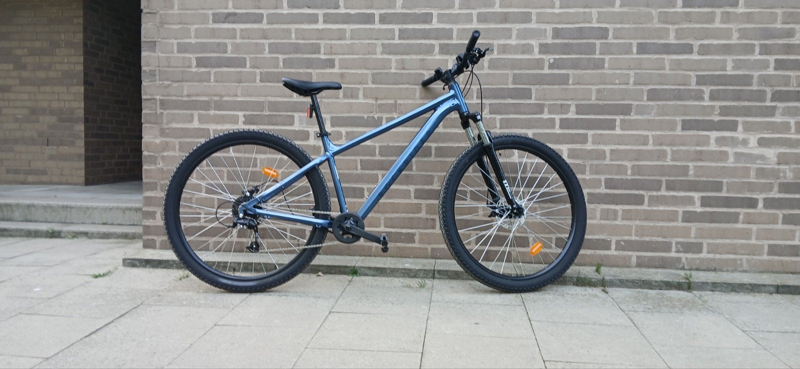 ROCKRIDER tour mountainbike hardtail almunium, maat XL, Fietsen en Brommers, Hardtail, Heren, Zo goed als nieuw, Schijfrem
