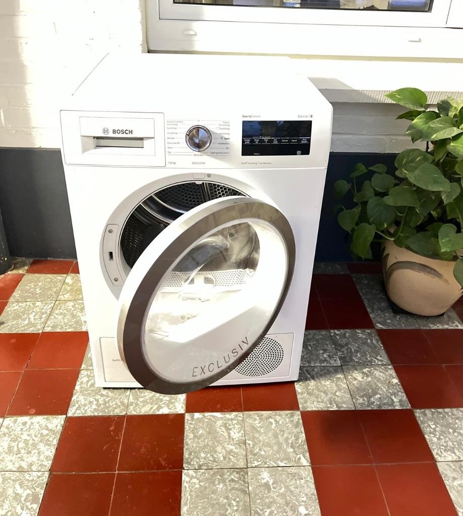 Sèche-linge Bosch, Electroménager, 8 à 10 kg, Enlèvement, Comme neuf, Chargeur frontal