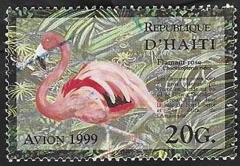 1 Postzegel Haïti 1999 Vogels, Ophalen of Verzenden, Postfris, Midden-Amerika