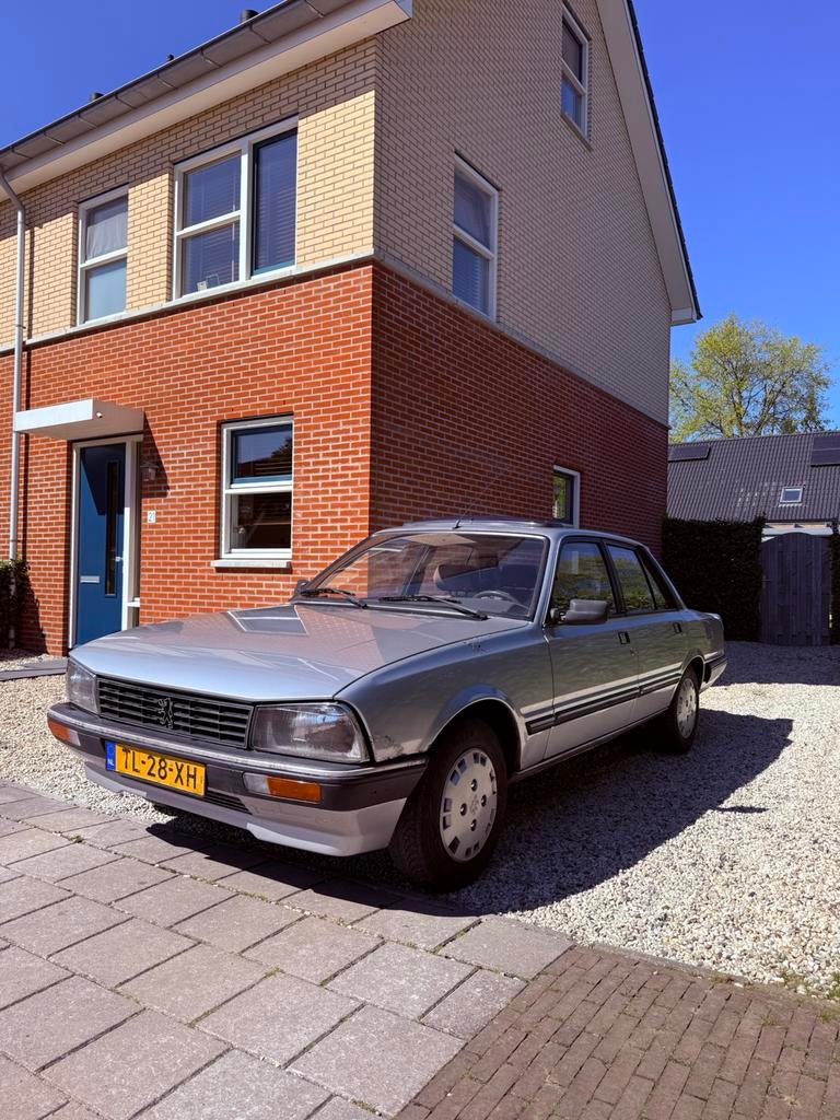 Voiture ancienne diesel Peugeot 505 2.5 1988, Autos, Argent ou Gris, Achat, 5 portes, Diesel