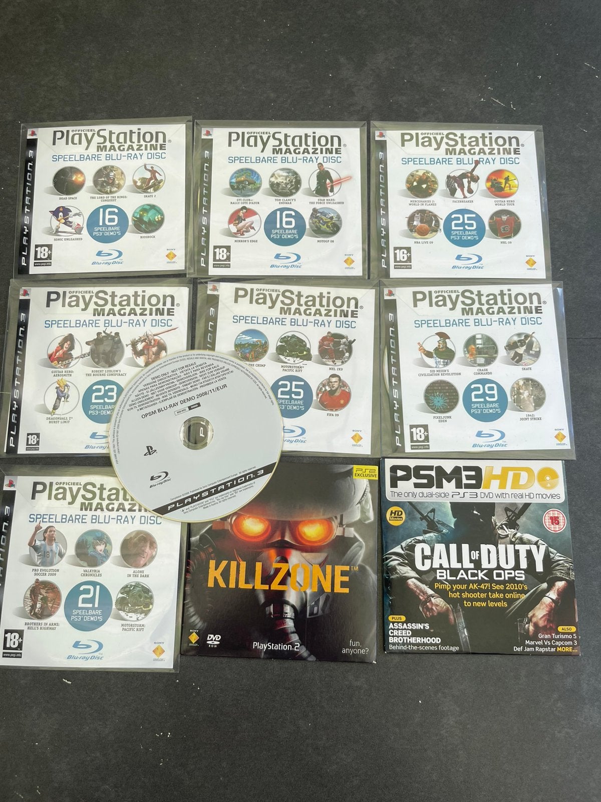 Lot de démos pour PlayStation 3 et DVD Killzone pour PS2, Enlèvement ou Envoi, Comme neuf, Autres genres