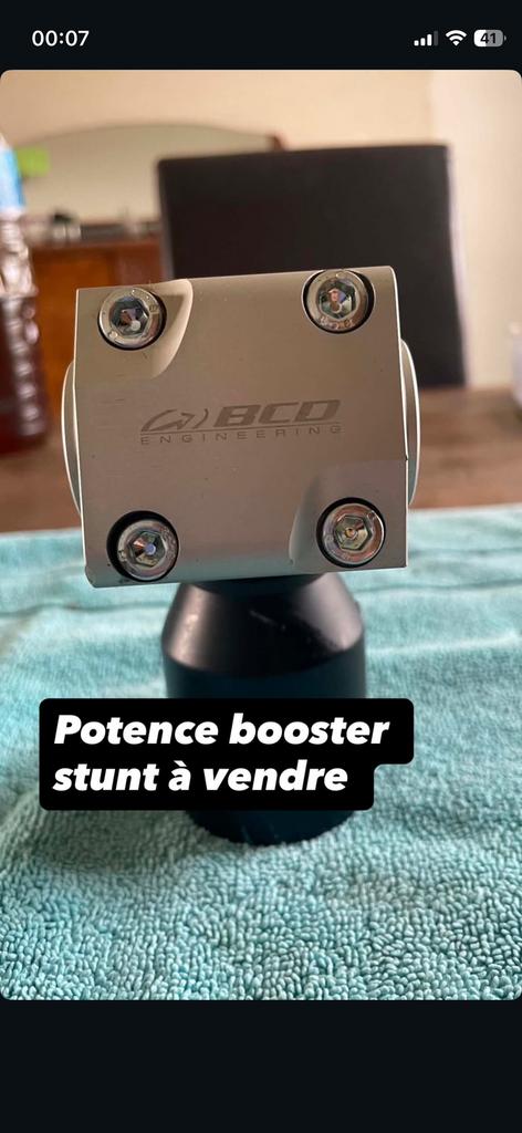 Potence bcd rx et cale pied cnc gravé a vendre booster, Motoren, Ophalen of Verzenden