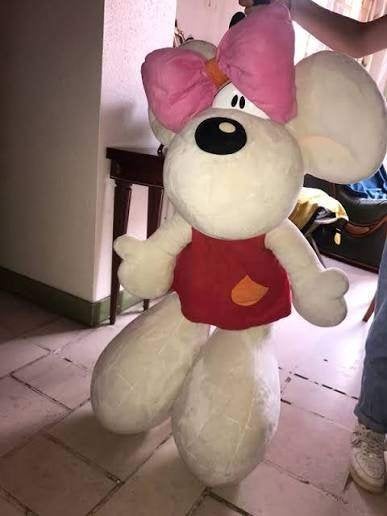géante peluche "diddlina" a vendre, Verzamelen, Beren en Cherished Teddies, Ophalen, Gebruikt, Overige typen, Overige merken