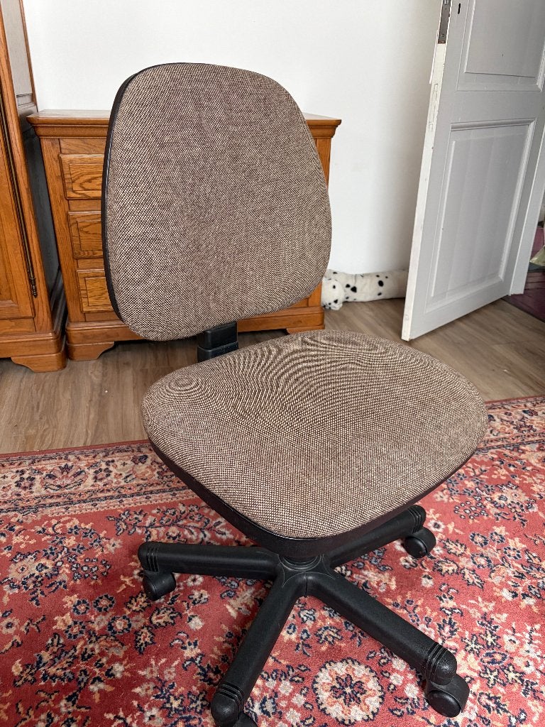 Fauteuil de bureau sur roulettes, Enlèvement, Utilisé, Beige