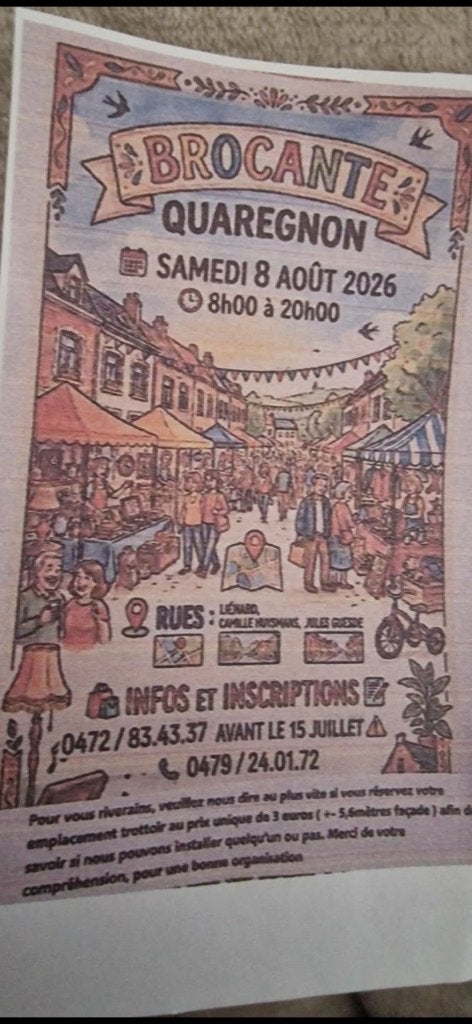 Brocante, Antiquités & Art, Enlèvement