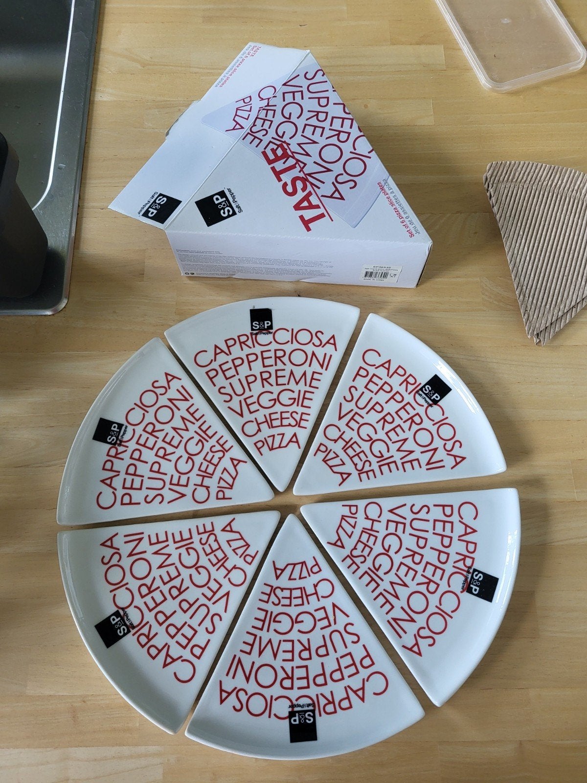 Salt & pepper pizza bord s&p, Ophalen