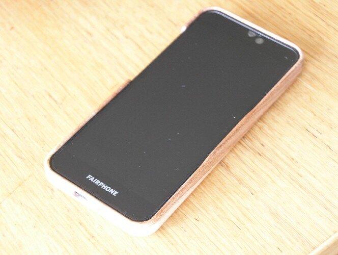 Fairphone 3 + - 3.5mm jack - Murena e/OS en Bark houten case, Enlèvement ou Envoi, Utilisé, Sans abonnement