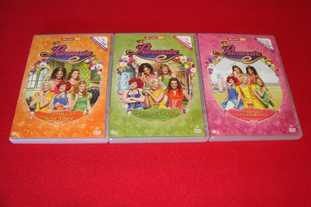 3 prinsessia dvd's, Ophalen of Verzenden