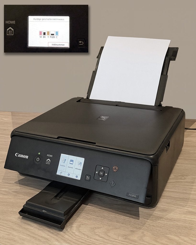 Canon Pixma TS5050 kleurenprinter, Copier, All-in-one, Wi-Fi intégré, Enlèvement