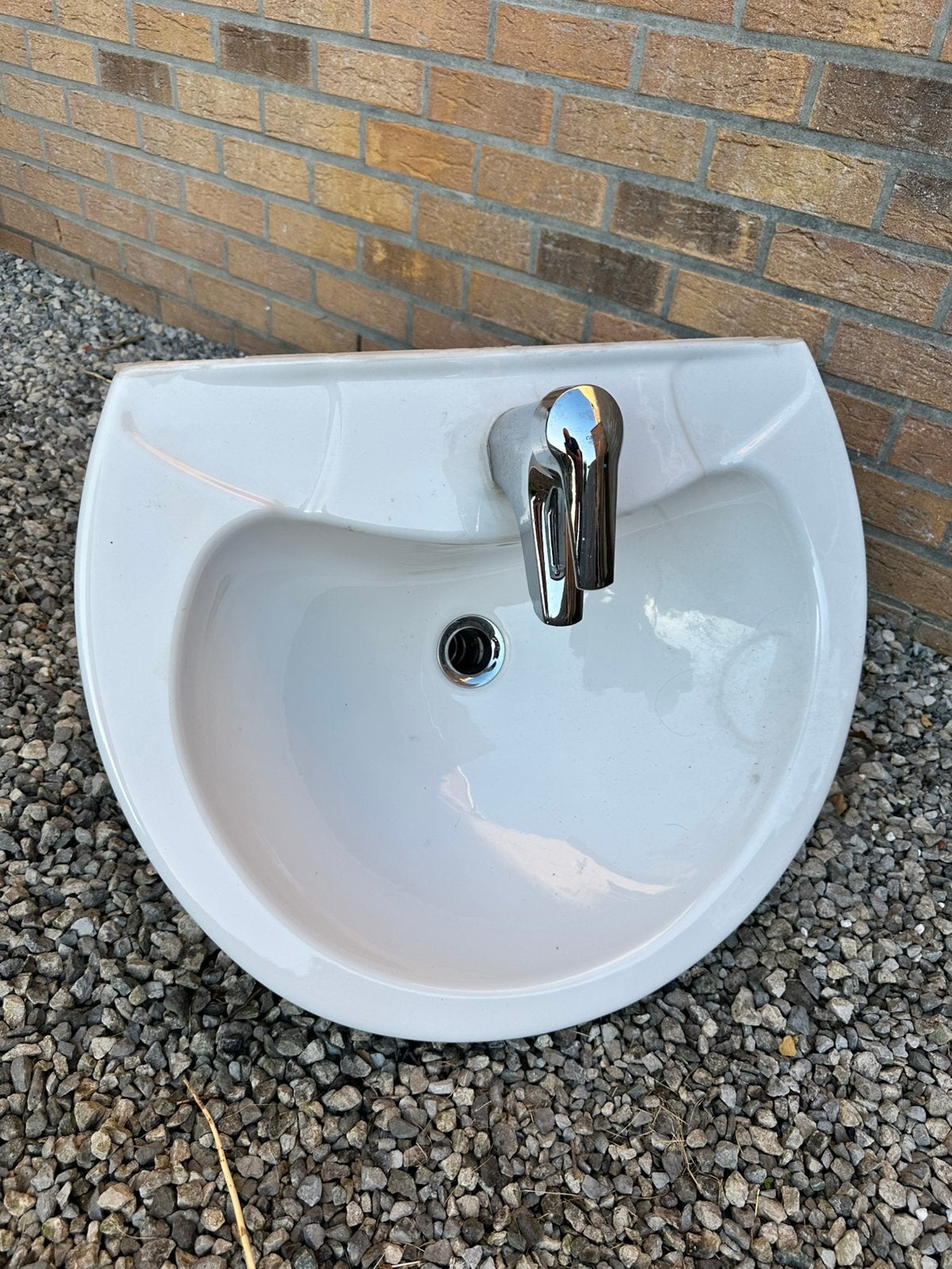 Evier avec robinet grohe, Enlèvement, Comme neuf, Robinet