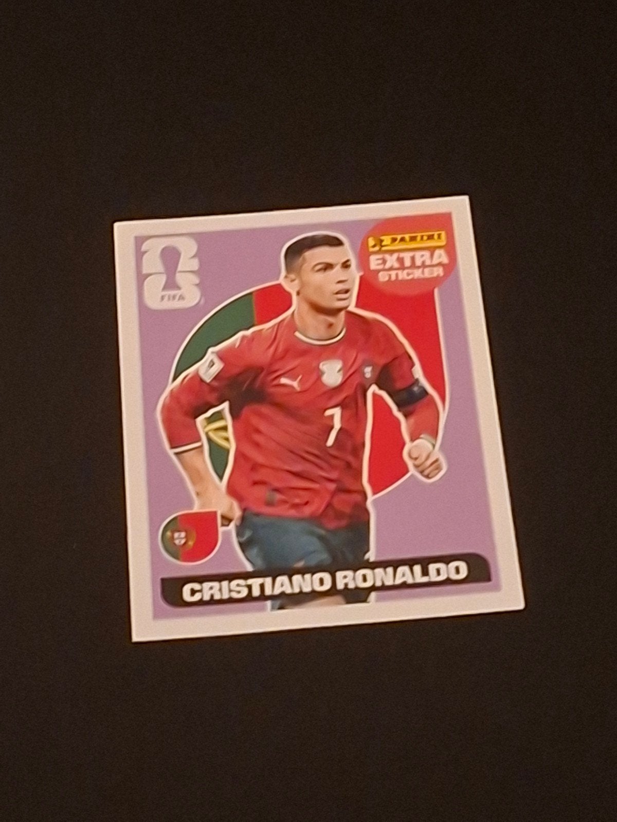 Panini extra sticker Cristiano Ronaldo, Ophalen of Verzenden