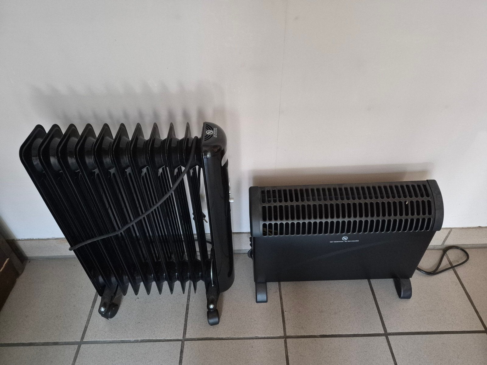 2x elektrische verwarming, Ophalen, 30 tot 80 cm, Gebruikt, Kachel