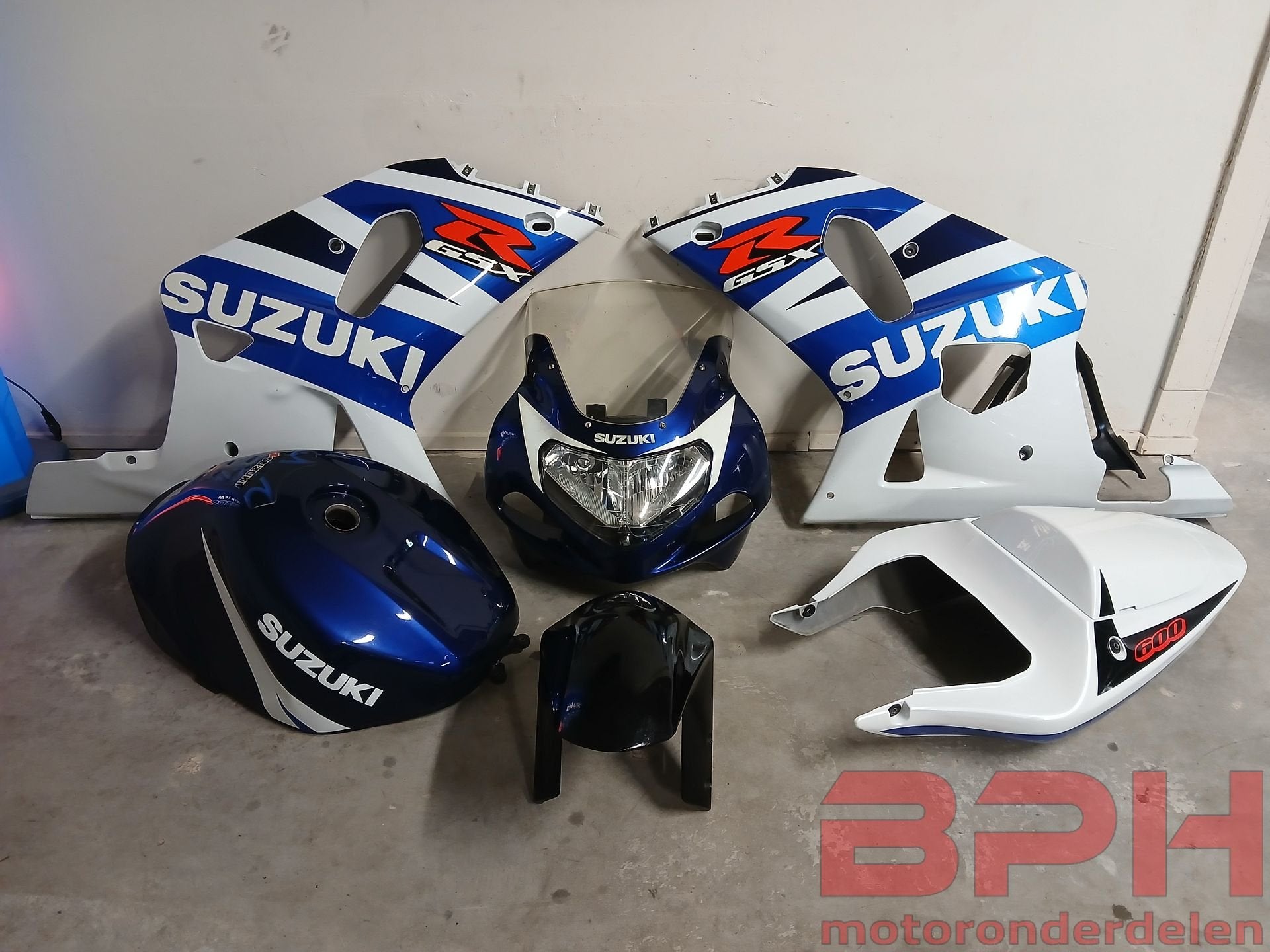 Kappenset / kuipset + tank Suzuki GSX-R 600 K1 K2 K3 2000 t/, Motoren, Ophalen, Gebruikt, -, -