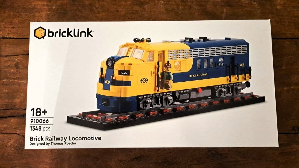 LEGO Bricklink 910066 Locomotive de chemin de fer en brique, Neuf, Lego, Ensemble complet, Complet