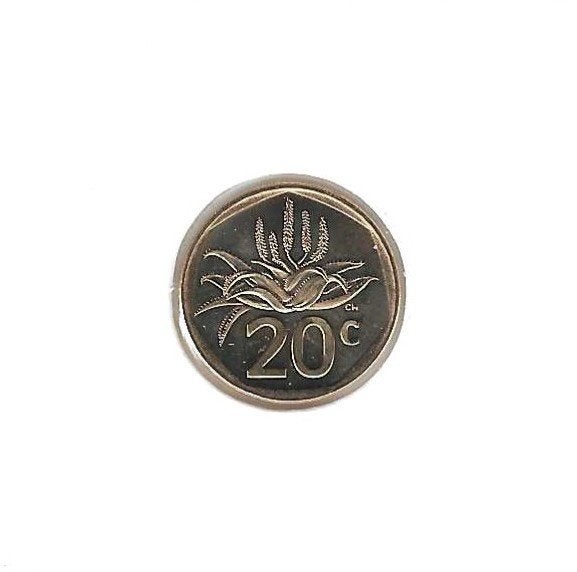 Zuid-Afrika, 20 Cents 2024, Afrika Borwa., Postzegels en Munten, Ophalen of Verzenden, Zuid-Afrika, Losse munt