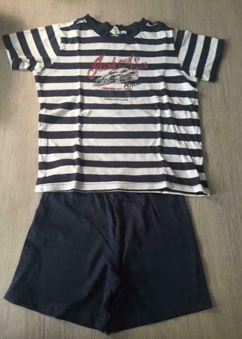 Pyjamas/pyjamas courts - taille 128, Garçon, Enlèvement ou Envoi, Comme neuf, Vêtements de nuit ou Sous-vêtements