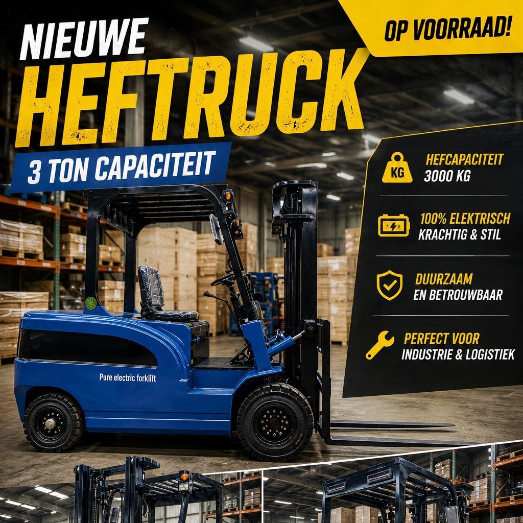 Nieuwe Elektrische heftruck 3 Ton, Bricolage & Construction, Outillage | Fraiseuses, Enlèvement, Électrique